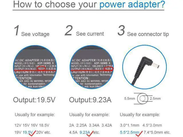 Alt view image 4 of 7 - AC Adapter for Msi Gaming Laptop Charger 180W for Msi Laptop Charger Replacement GS40 GS60 GS70 GS65 GS63 GS63VR GT60 GT70 GL62M GL72M GE60 GE62 GE72 GS73VR for Msi Power Supply