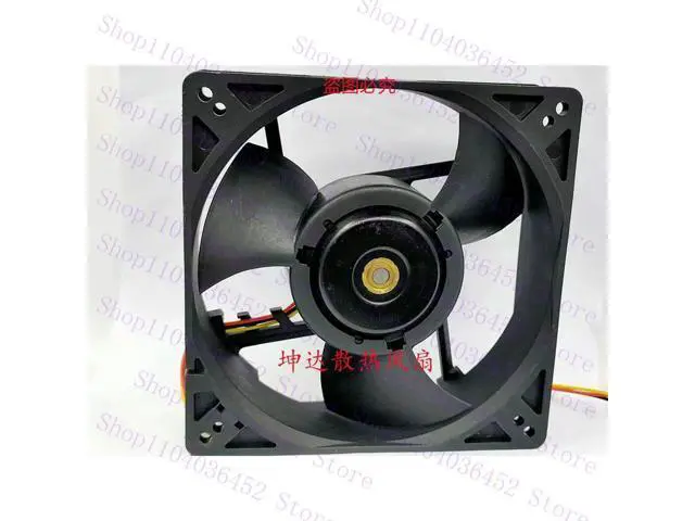 Alt view image 3 of 4 - -for Delta Electronics EFB1324SHE 4C58 DC 24V 1.38A 127x127x38mm 4-Wire Server Cooling Fan