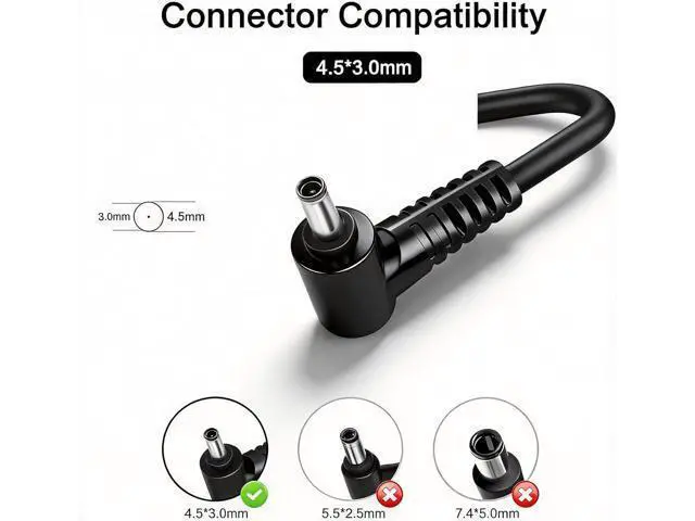 Alt view image 2 of 6 - 180W Laptop Charger Fit for MSI Katana GF66 GF76 Pulse GL66 GL76 Creator M16 Stealth 15M Crosshair Sword 15 17 A17-180P4B 20V 9A Power Adapter Supply Cord 4.5x3.0mm Tip