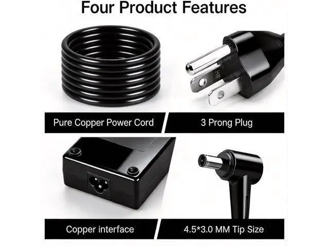 Alt view image 5 of 6 - 180W Laptop Charger Fit for MSI Katana GF66 GF76 Pulse GL66 GL76 Creator M16 Stealth 15M Crosshair Sword 15 17 A17-180P4B 20V 9A Power Adapter Supply Cord 4.5x3.0mm Tip