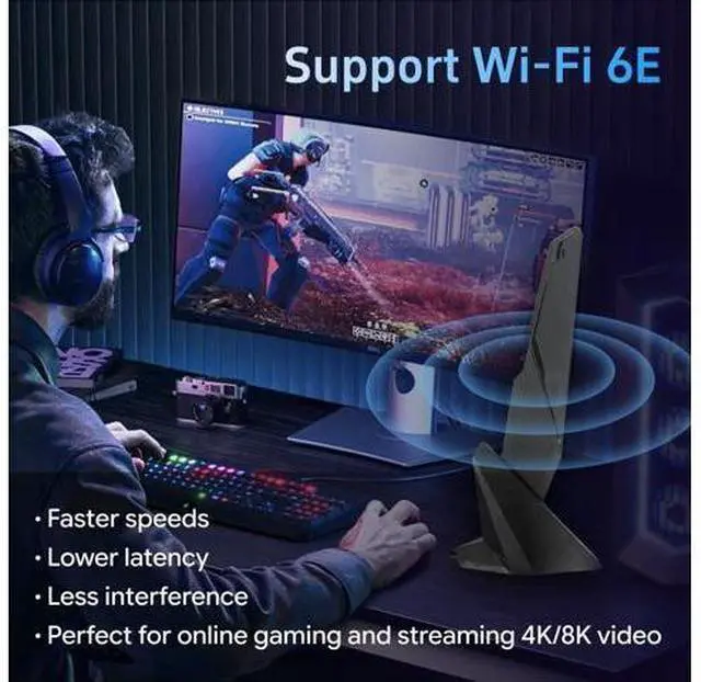 Alt view image 7 of 7 - SMA WiFi 6e 2T2R Antenna 2.4G/5G Dual Band for GIGABYTE AORUS Z390 Z270 Z370 Z490 Z590 Z690 X470 X570 X570S X570I H470 H470I H610 B460 B450 B550 B560 B660 AX X299X Magnetic Base PC Desktop