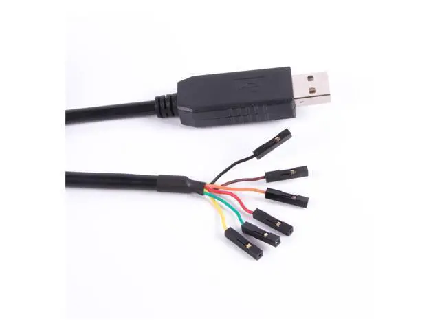 Alt view image 4 of 4 - USB to RS232 6Pin 2.54mm Port Serial Adapter Cable Chip Pinout TX RX GND VCC CTS RTS Fit for Windows OS Linux