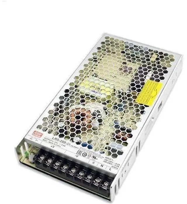 Main image of Mean Well LRS 200W 24V 8.3A Switching Power Supply LRS-200-24JM AC/DC Single Output Power Supply Driver Converter Transformer for 3D Printer, Computer Project, LED Strip Light, CCTV, etc