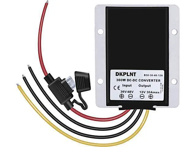Alt view image 2 of 5 - 30A 360W 12v Golf Cart 48V 36V to 12V Converter Voltage Regulator Golf Cart Voltage Converter Waterproof