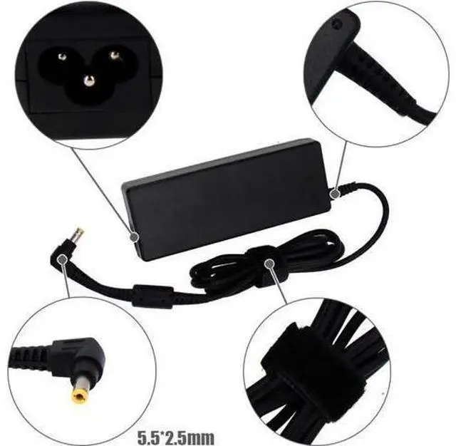 Alt view image 5 of 6 - New 110W 15.6V 7.05A CF-AA5713A M2 CF-AA5713A M1 Power Charger Fit for Panasonic Toughbook CF-31 CF-53 CF-52 CF-19 CF-54 CF-33 CF-74 Laptop AC Adapter with Power Cord 5.5 2.5mm