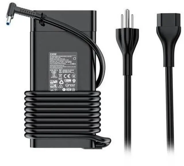 Main image of Gaming Laptop Charger 230w 200w Replacement for Hp Omen 15 16 17 Transcend Victus 15 16 Pavilion Gaming/Envy/Zbook Fury 17 16 G9 g10 g8 Tpn-La10 M41303-001ac Power Cord Adapter (19.5v 11.8a)