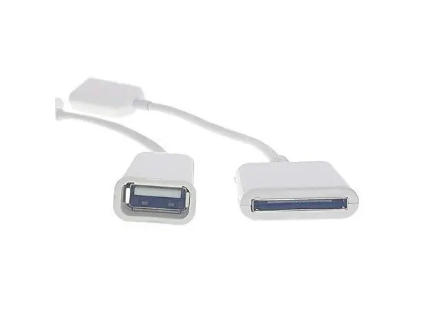 Alt view image 3 of 6 - Adapter Cable 30-pin Female to USB 2.0 Female Data Short Cable 30P 15CM Conversion line