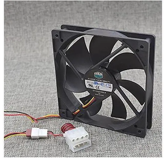 Main image of A12025-12CB-3BN-F1 for Cooler Master Ultra-Quiet 12cm 12025 12V 0.16A 3Line Main Machine Power Supply Exhaust Chassis Fan