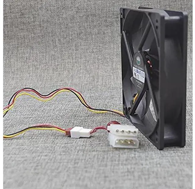 Alt view image 2 of 6 - A12025-12CB-3BN-F1 for Cooler Master Ultra-Quiet 12cm 12025 12V 0.16A 3Line Main Machine Power Supply Exhaust Chassis Fan