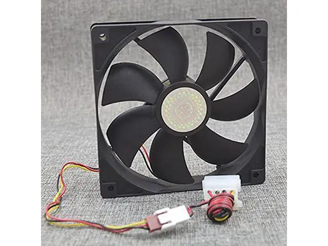 Alt view image 6 of 6 - A12025-12CB-3BN-F1 for Cooler Master Ultra-Quiet 12cm 12025 12V 0.16A 3Line Main Machine Power Supply Exhaust Chassis Fan
