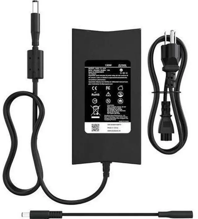 Main image of 130W Laptop Charger for Dell XPS 15 Precision M20 M60 M70 M90 M2400 M4400 M6300 LA130PM121 DA130PE1-00 Inspiron 11 15 7000 7559 N7110 N5110 Vostro 500 1000 1200 1400 AC Adapter Power Cord
