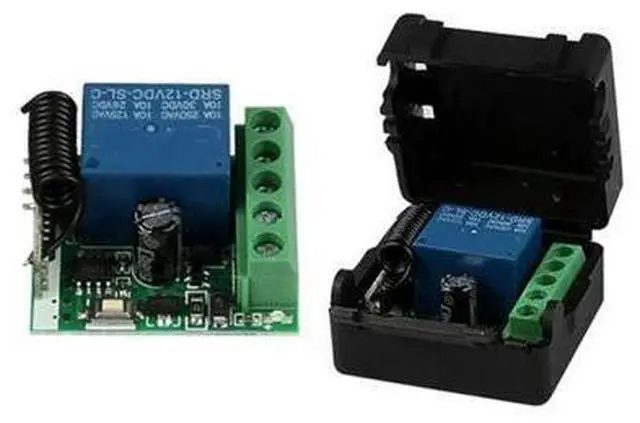 Alt view image 2 of 4 - 5X 433 Mhz RF Wireless Switch Receiver DC 12V Single Relay Receiver Module With 10 Remote Transmitter