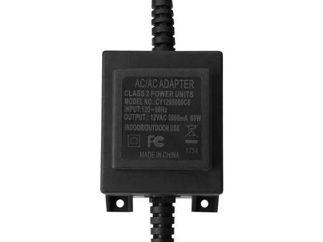 Alt view image 2 of 7 - AGPtEK Voltage Converter Transformer 110/120V to AC 12V/5A, 60-Watt Waterproof Power Supply Converter for Swimming Pool Light, Water Pump, Outdoor Light, Spotlights
