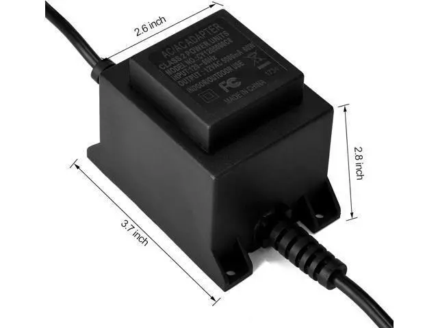 Alt view image 3 of 7 - AGPtEK Voltage Converter Transformer 110/120V to AC 12V/5A, 60-Watt Waterproof Power Supply Converter for Swimming Pool Light, Water Pump, Outdoor Light, Spotlights