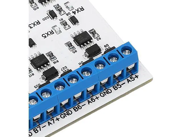 Alt view image 6 of 7 - RJ45 to 8 RS485 Hub Converter, PCB TVS Surges Protection Hub Board, Electronic Hub Module Accessories for Home Home Automation Identification System (Hub Module)