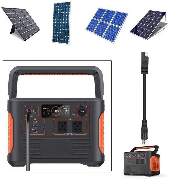 Alt view image 3 of 7 - 24V DC8mm to SAE Extension Cable DC 8.0mm x 2.0mm Male Plug to SAE Solar Adapter Connector Cable 14AWG for Car,Motorcycle,Solar Panel,Portable Generator,Solar Power Station Etc.