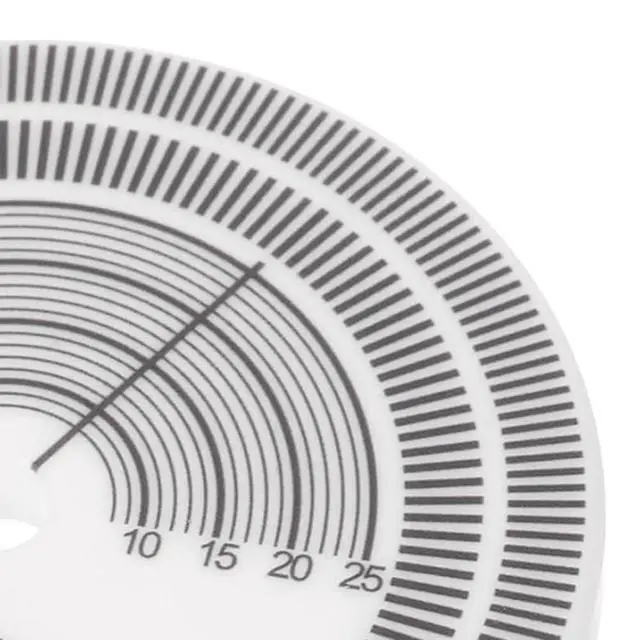 Alt view image 3 of 6 - Reliable Turntables Strobe Disc Stroboscope Mat Tests Rotational Speed Detection Vinyl Recording Speed Measuring Disc Easy to Use