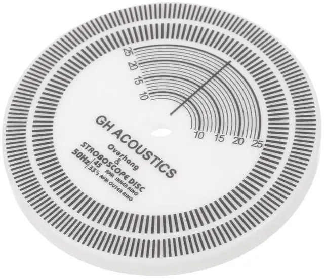 Main image of Reliable Turntables Strobe Disc Stroboscope Mat Tests Rotational Speed Detection Vinyl Recording Speed Measuring Disc Easy to Use