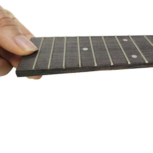 Alt view image 3 of 7 - Fretboard Ukulele Fingerboard for 26 Inch Tenor Ukulele with 18 Fret Fretboard DIY Parts Replacement