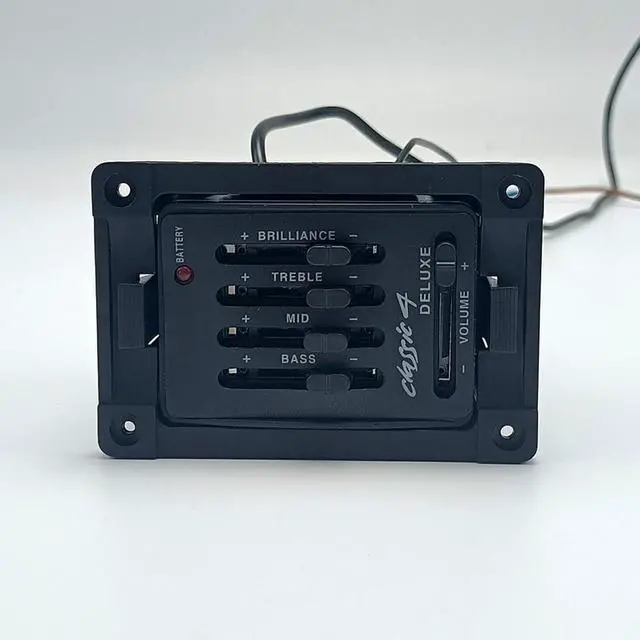 Alt view image 5 of 7 - 4 Band EQ Preamp Classic 4 Deluxe Guitar Pickups for Classical Acoustic Instruments Accessories Parts