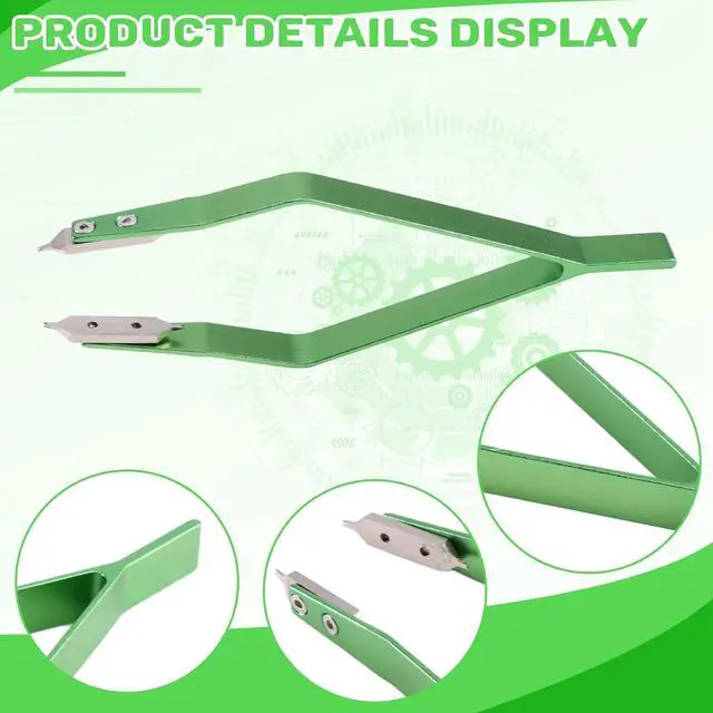 Alt view image 3 of 7 - 7825 V Shaped Metal Watch Spring Bar Remover Tweezer 7825 V Type Watch Spring Bar Tweezers Watch Repair Tool Accessory
