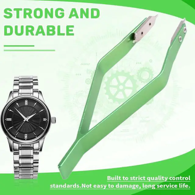 Alt view image 4 of 7 - 7825 V Shaped Metal Watch Spring Bar Remover Tweezer 7825 V Type Watch Spring Bar Tweezers Watch Repair Tool Accessory