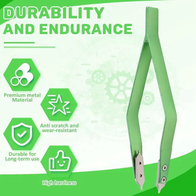 Alt view image 6 of 7 - 7825 V Shaped Metal Watch Spring Bar Remover Tweezer 7825 V Type Watch Spring Bar Tweezers Watch Repair Tool Accessory