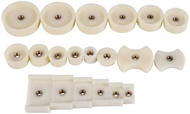 Main image of Pack of 20 Watch Back Fitting Dies Watch Repair Kit Round and Rectangular
