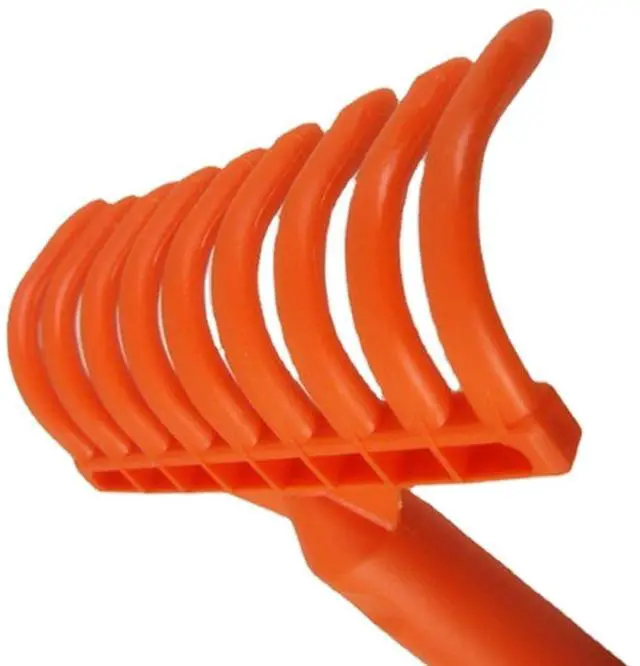 Alt view image 2 of 6 - Olive Rake Heads 9-Tooth Rake Multipurpose Plastic Shovel Rake Olive Picking Rake Gardening Tools Inner Diameter 2.5cm