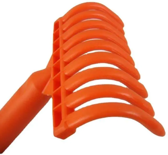 Alt view image 5 of 6 - Olive Rake Heads 9-Tooth Rake Multipurpose Plastic Shovel Rake Olive Picking Rake Gardening Tools Inner Diameter 2.5cm