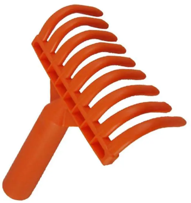Alt view image 6 of 6 - Olive Rake Heads 9-Tooth Rake Multipurpose Plastic Shovel Rake Olive Picking Rake Gardening Tools Inner Diameter 2.5cm