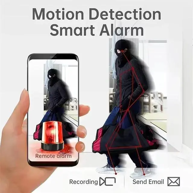 Alt view image 2 of 7 - A9 Mini Wireless Surveillance Camera 1080p WiFi Security Monitoring Remote Monitor, Camera, Smart Home