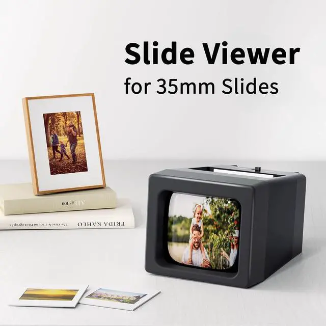 Alt view image 2 of 7 - 35mm Slide Viewer, 2X Magnification Slide Viewer for Viewing 35mm Slides, Slide Projector for Old Slides (2AAA Batteries Included)