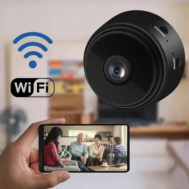 Alt view image 4 of 7 - A9 Mini Wireless Surveillance Camera 1080p WiFi Security Monitoring Remote Monitor, Camera, Smart Home