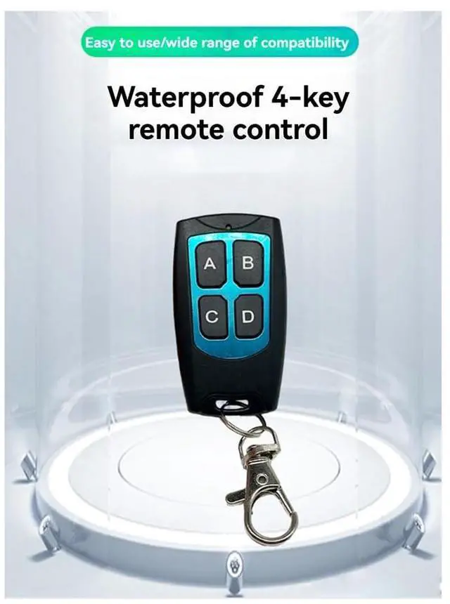 Alt view image 5 of 7 - Universal Garage Door Remote Control 433.92 Mhz Rolling Door Wireless Remote Control Key Fob for Gate Automation