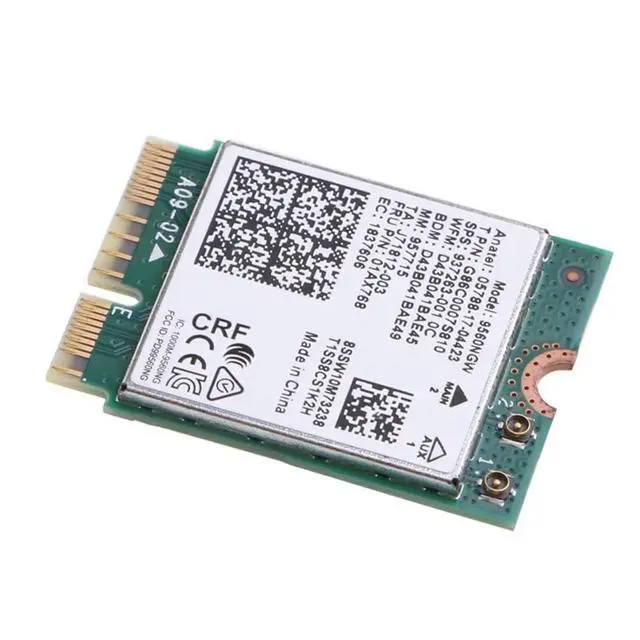 Alt view image 2 of 6 - 9560NGW Dual Band 2.4G/5Ghz Wireless Desktop Kit 802.11AC M.2 CNVI WiFi Card Antenna Set BT-Compatible 5.0