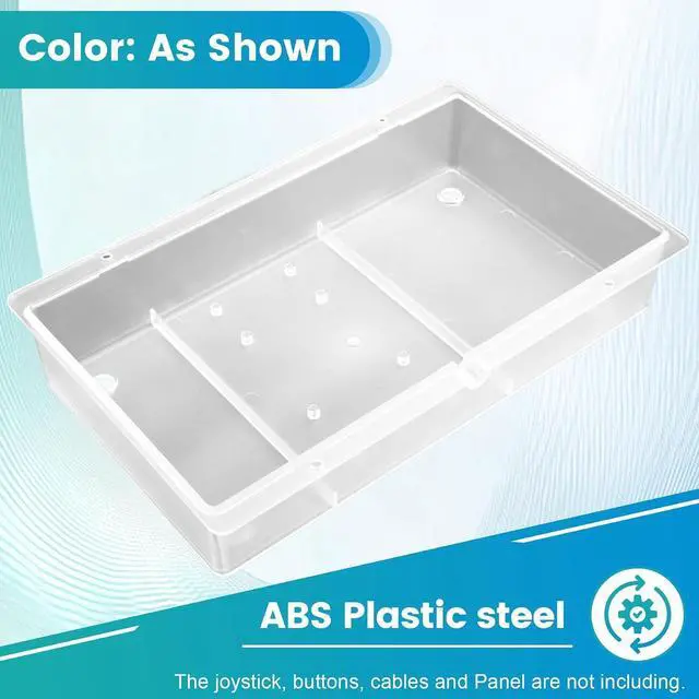 Alt view image 5 of 7 - DIY Arcade Joystick Acrylic Panel Case for Arcade Game Machine DIY Can Be Installed Joystick Button for Retro Video Game