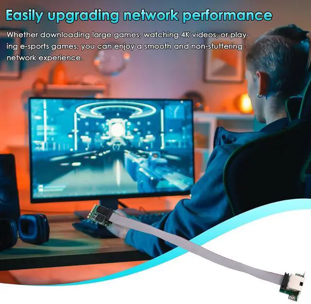Alt view image 7 of 7 - RTL8126 M.2 A+E Key Gigabit Ethernet Interface 5Gbps with PXE Boot Support for 7, 8, and 10