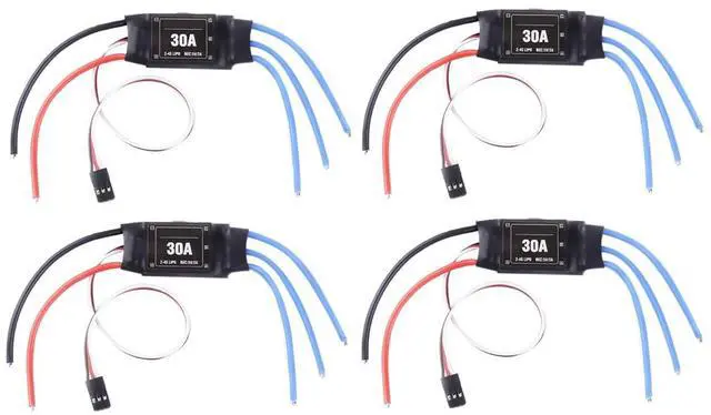 Main image of 4PCS 2-4S 30A RC Brushless ESC Electric Speed Controller 5V 2A for 2 to 4S Lipo Battery DIY Multicopter Quadcopter Easy to Use
