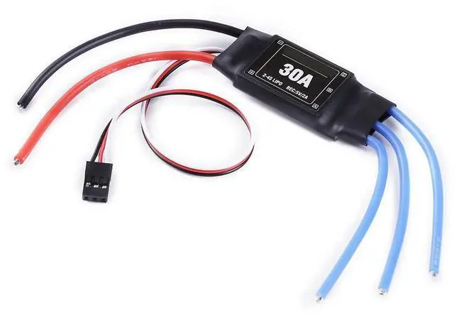 Alt view image 4 of 7 - 4PCS 2-4S 30A RC Brushless ESC Electric Speed Controller 5V 2A for 2 to 4S Lipo Battery DIY Multicopter Quadcopter Easy to Use
