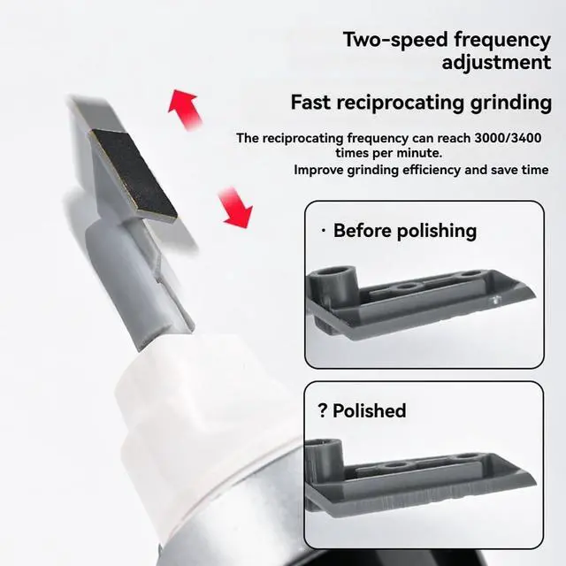 Alt view image 3 of 7 - MS148 Reciprocating Electric Polishing Sander Mini Handheld Sanding Tools for Plastic Model Parts DIY Building Tools