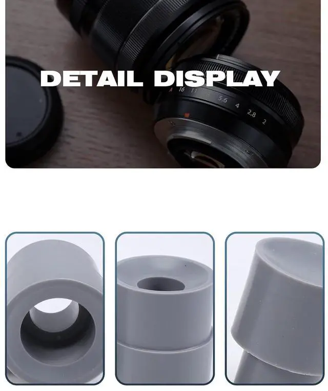 Alt view image 3 of 7 - 9PCS Lens Repair Tool Kit for Camera DSLR Ring Removal Rubber 8-83mm Photo Studio Accessories