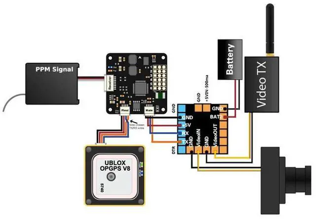 Alt view image 6 of 7 - FPV Mini Micro-OSD Mini OSD for SP Racing CC3D Naze32 F3 F4 Flight Controller
