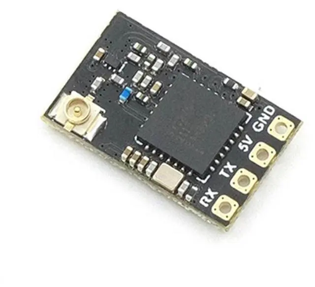 Alt view image 5 of 6 - 5PCS ELRS Receiver 2.4GHz Nano ExpressLRS Receiver CRSF with T-Type Antenna for RC FPV Traversing Drones Parts