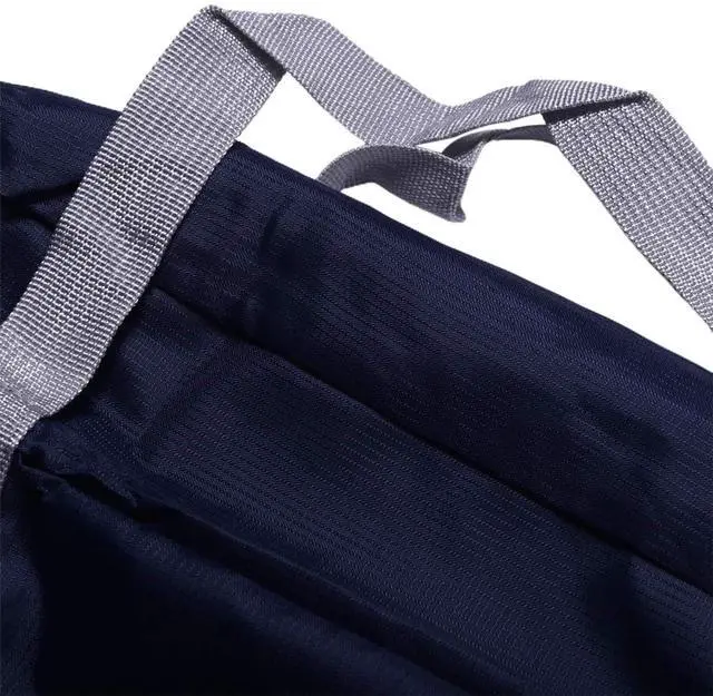 Alt view image 2 of 7 - Multifunction Large Capacity Casual Folding Waterproof Luggage Storage Bags Suitcase Handbag Organizer Tote Bag Navy