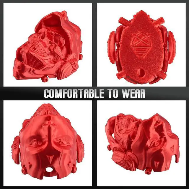 Alt view image 4 of 7 - 3D Printing Deformation Skull Model Tabletop Ornaments 3D Printed Skeleton Decoration Stress Relief Toy F