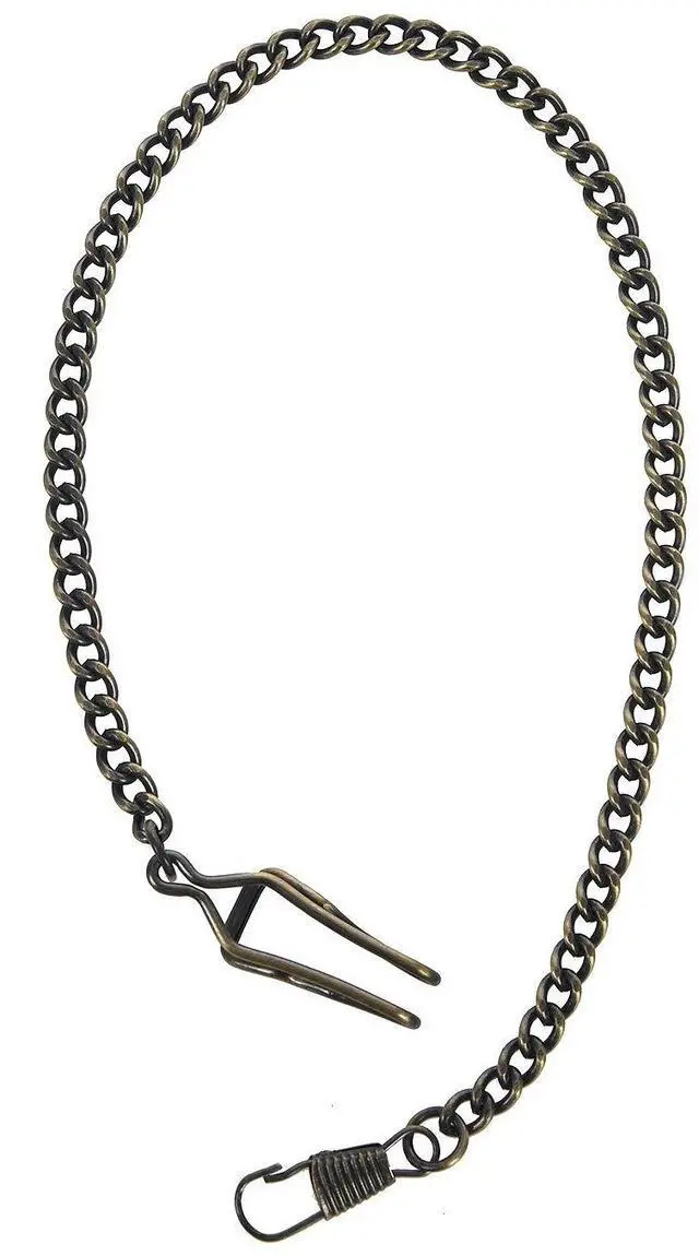 Main image of Retro Antique Vintage Pocket Watch Chain Bronze