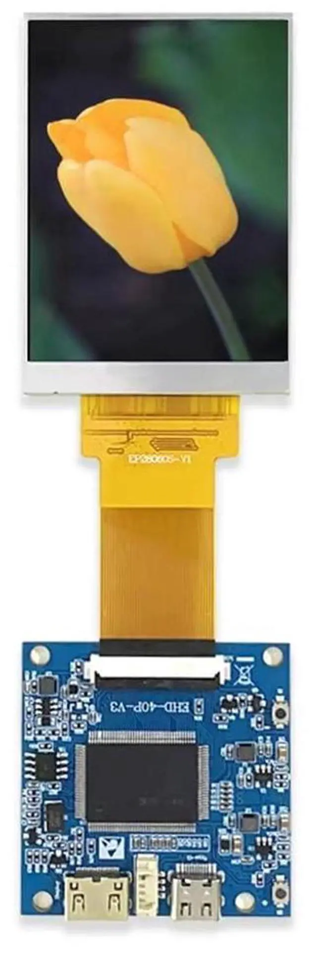 Alt view image 2 of 7 - 2.8-Inch Mini Split Screen -Compatible Display 480x640 Resolution Full View RGB IPS Universal Capacitive Touch Touch