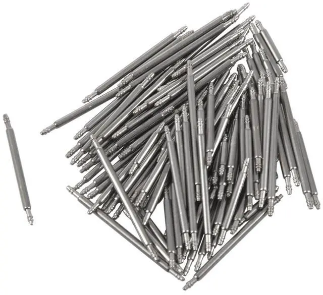 Alt view image 7 of 7 - 108pcs 8-25mm Stainless Steel Watch Band Strap Spring Bar Link Pins Remover New Silver