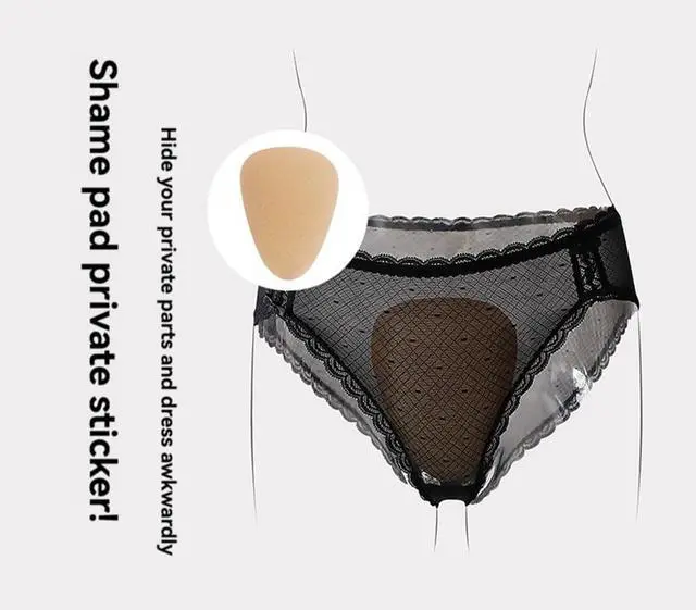 Alt view image 6 of 7 - Cotton Shaming Pads for Women's Underwear Eliminates Embarrassing Lines and Plump Front Crotch for Women's Yoga Pants 2PCS
